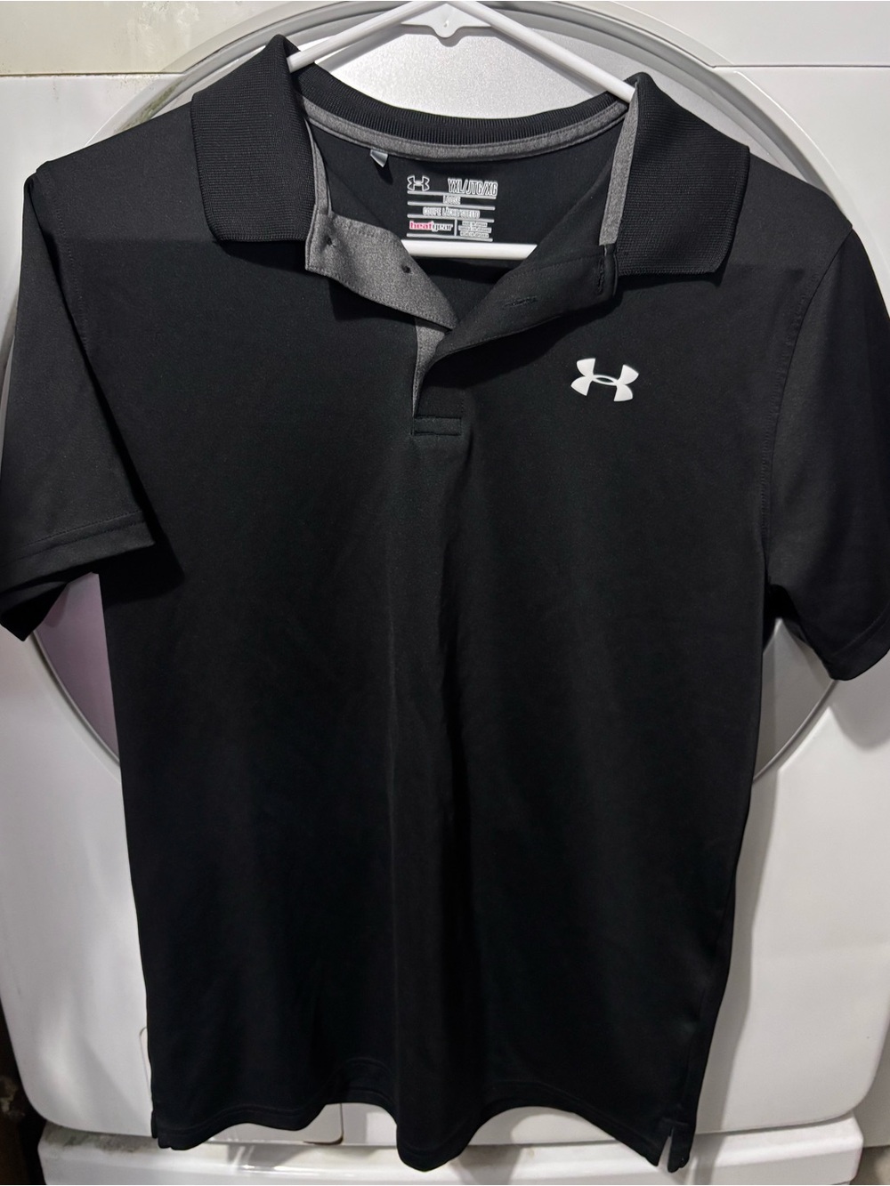 Under Armour Youth Black Polo shirt